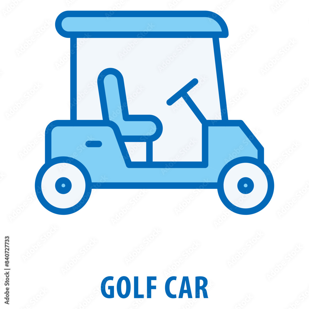 Golf Car Icon simple and easy to edit for your design elements Golf Car Icon simple and easy to edit for your design elements