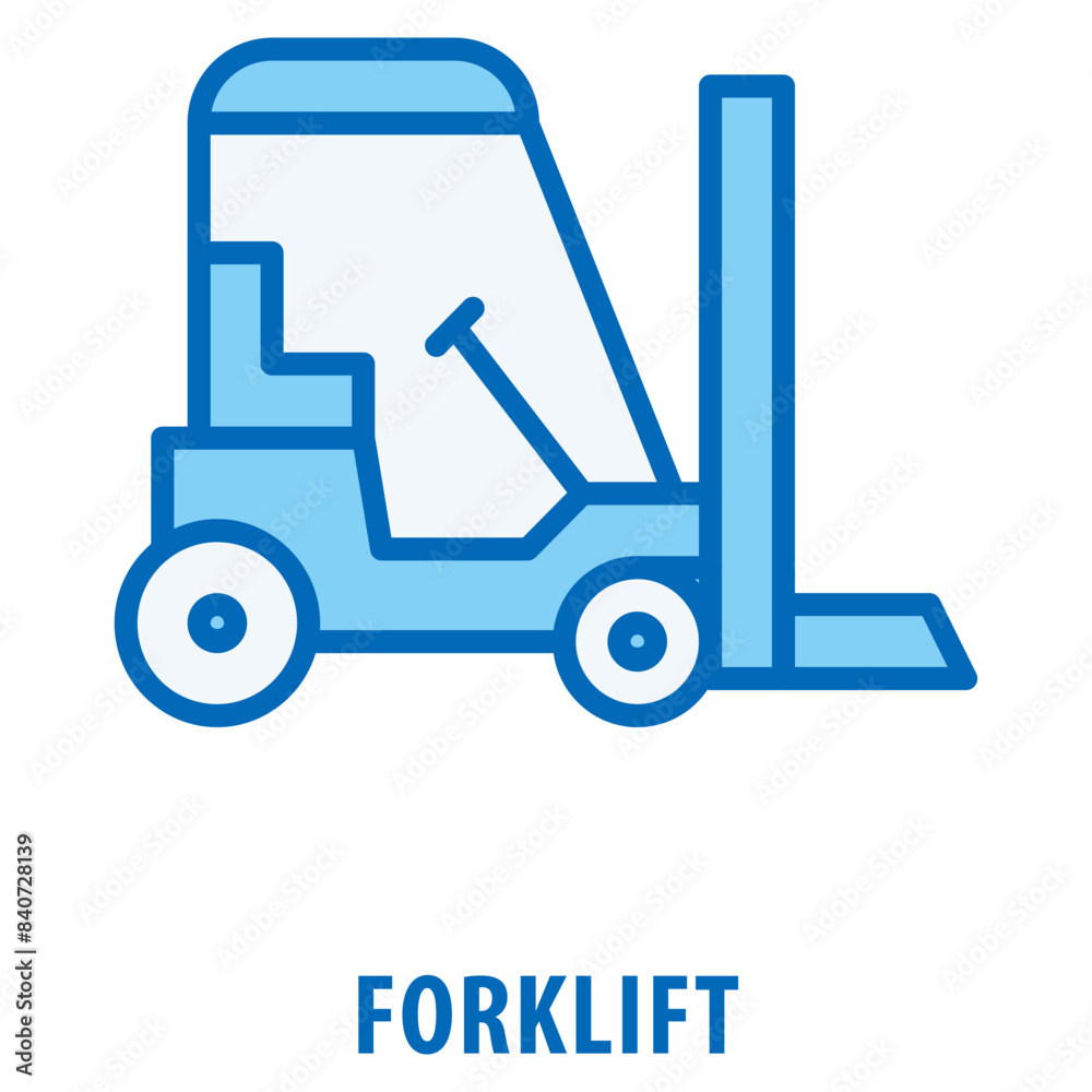 forklift Icon simple and easy to edit for your design elements forklift Icon simple and easy to edit for your design elements