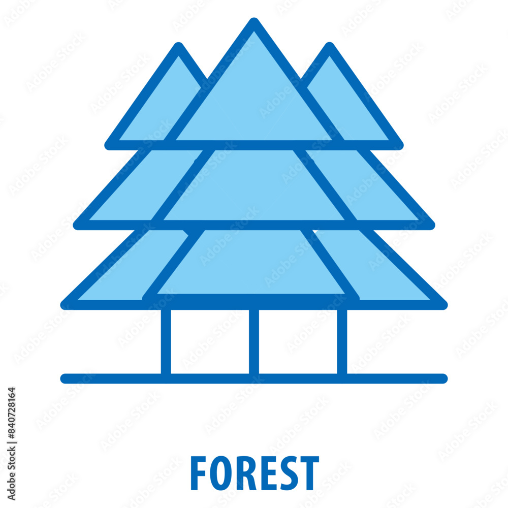 Forest Icon simple and easy to edit for your design elements Forest Icon simple and easy to edit for your design elements