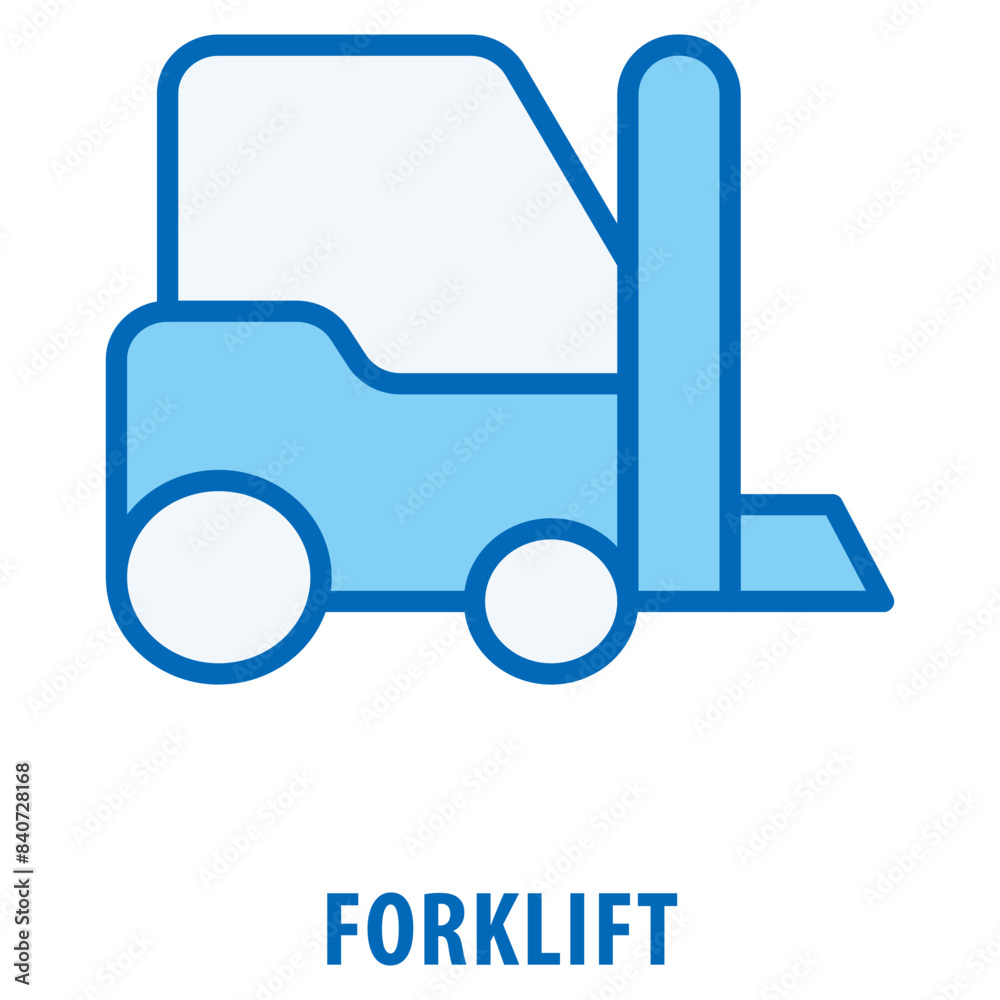 Forklift Icon simple and easy to edit for your design elements Forklift Icon simple and easy to edit for your design elements