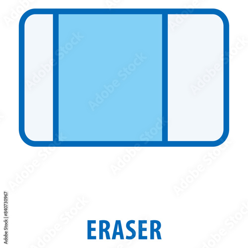 Free Download Eraser Icon simple and easy to edit for your design elements - GFXLoad