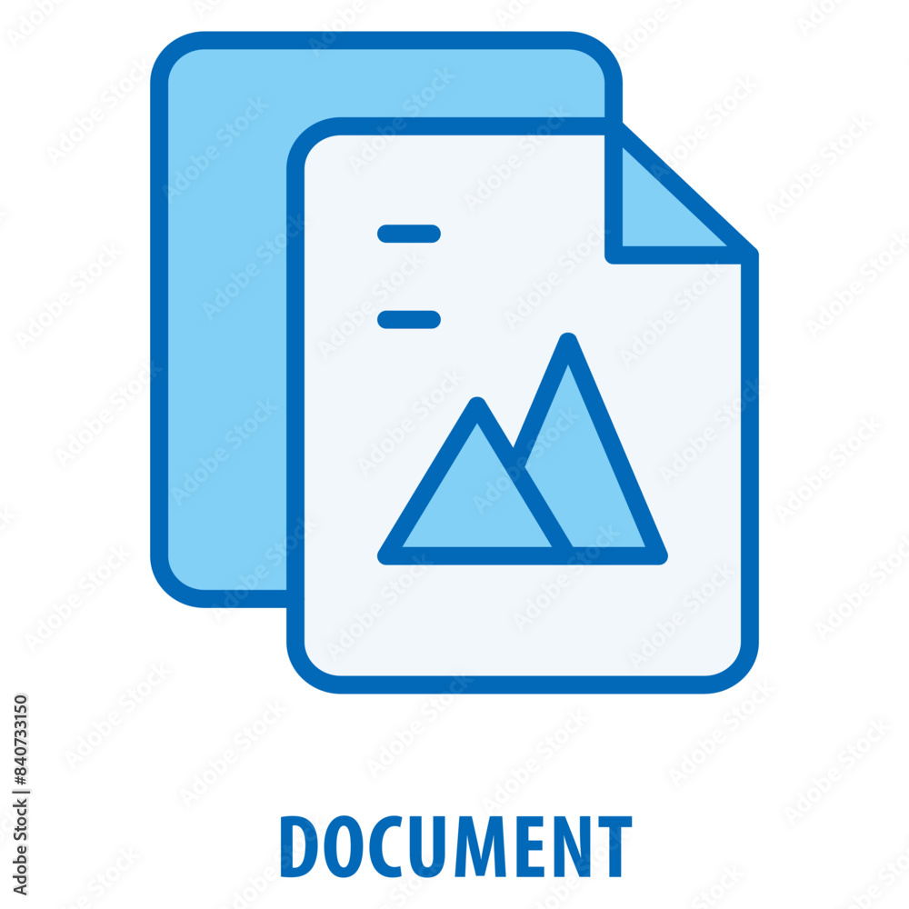 Document Icon simple and easy to edit for your design elements Document Icon simple and easy to edit for your design elements