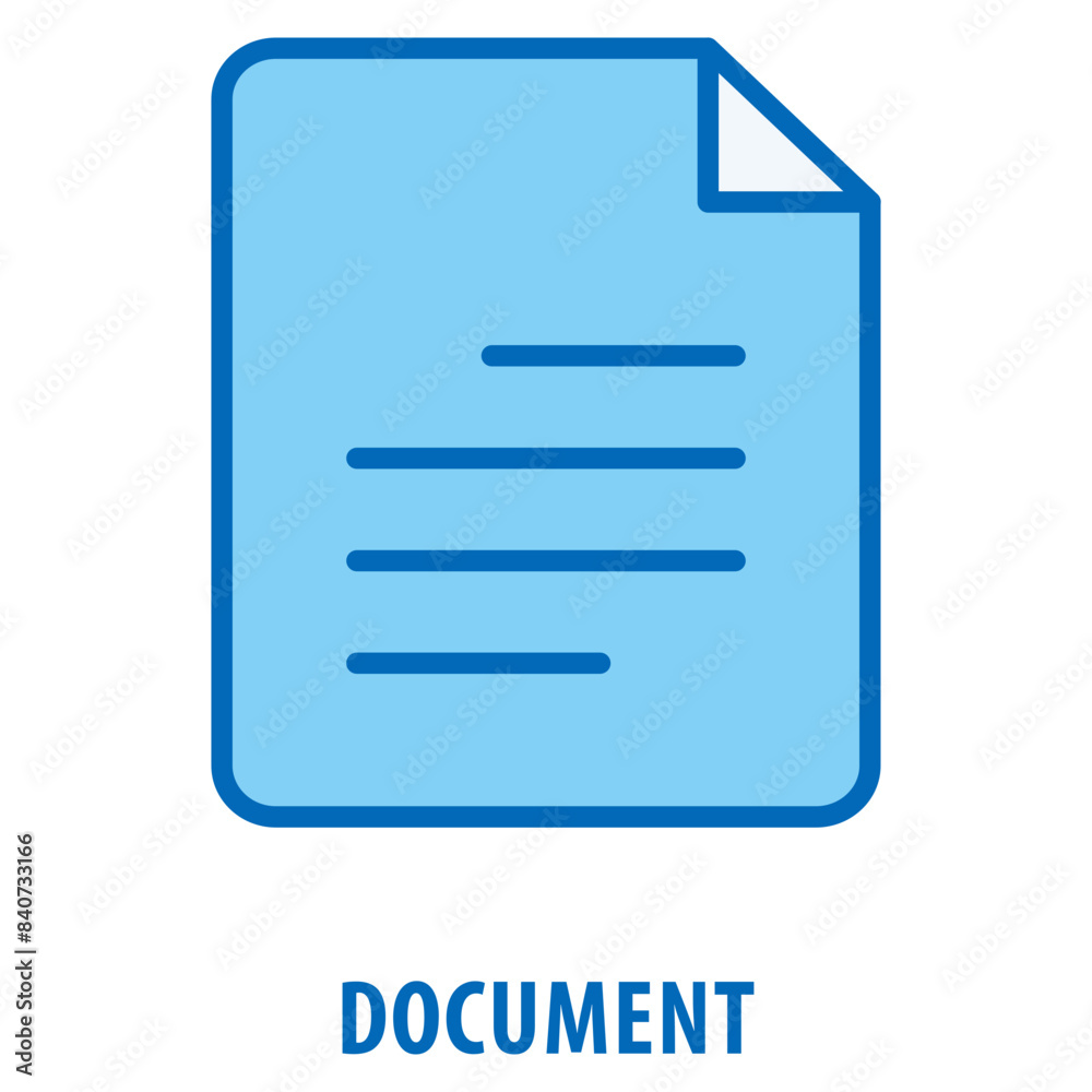 Document Icon simple and easy to edit for your design elements Document Icon simple and easy to edit for your design elements