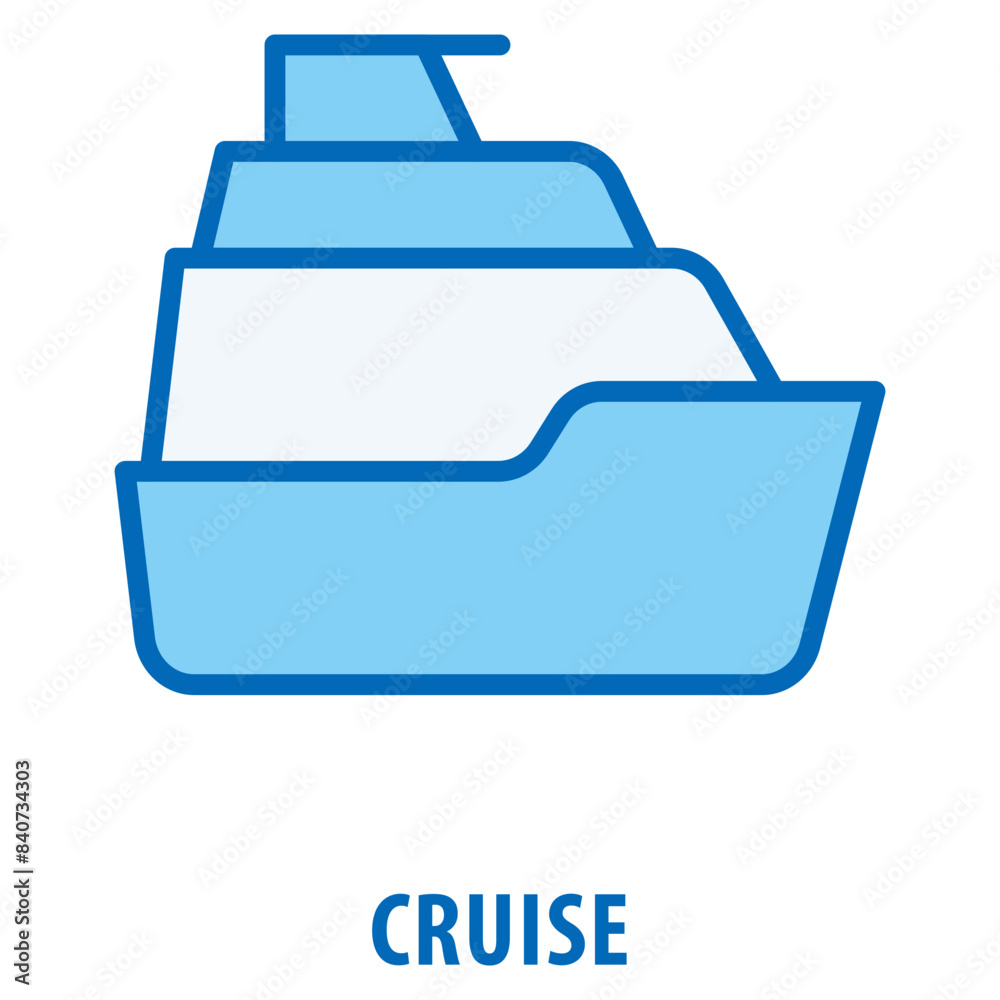Cruise Icon simple and easy to edit for your design elements Cruise Icon simple and easy to edit for your design elements
