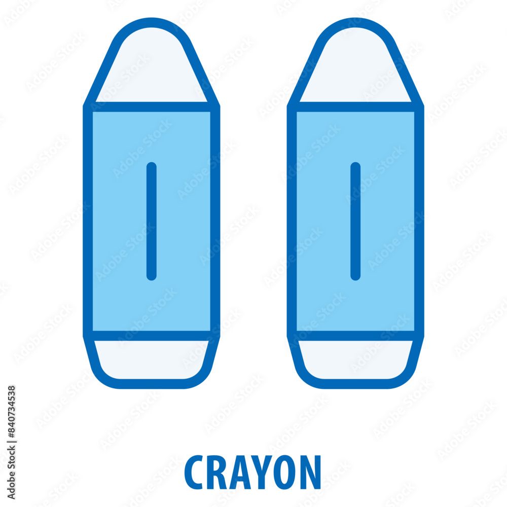 Crayon Icon simple and easy to edit for your design elements Crayon Icon simple and easy to edit for your design elements