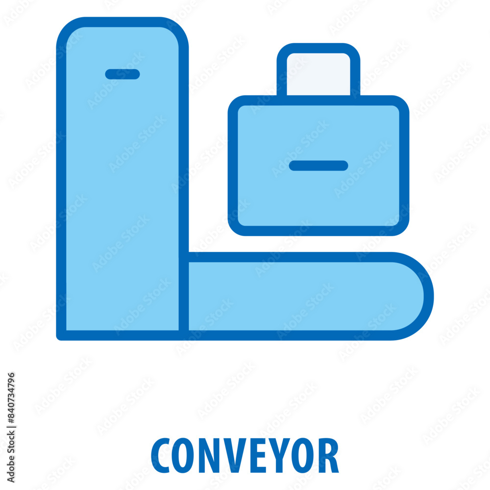 Conveyor Icon simple and easy to edit for your design elements Conveyor Icon simple and easy to edit for your design elements