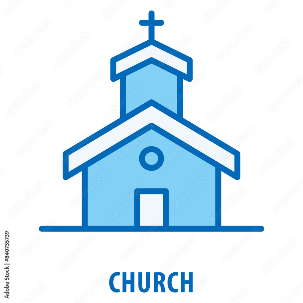 Church Icon simple and easy to edit for your design elements Church Icon simple and easy to edit for your design elements