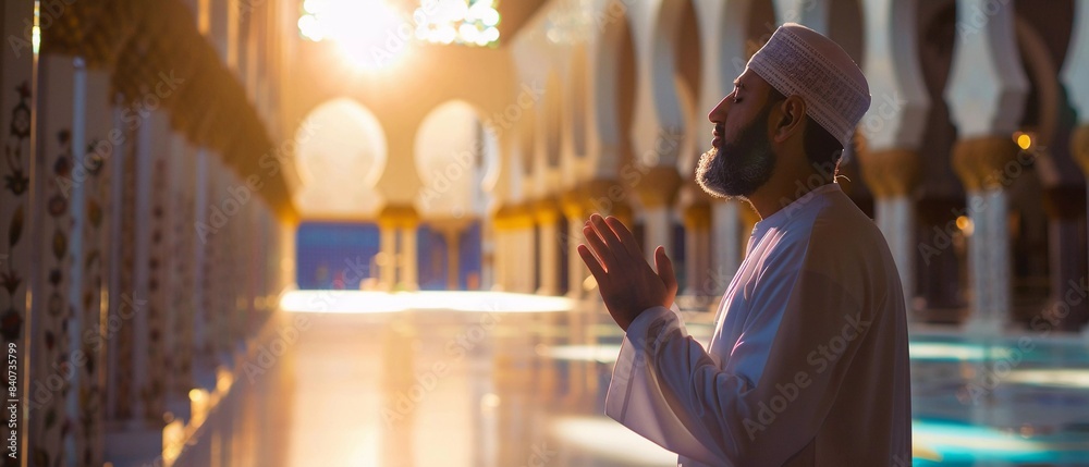 Eid al-Adha Prayer: Devotion Fills the Mosque (Islam, Celebration) Eid al-Adha Prayer: Devotion Fills the Mosque (Islam, Celebration)