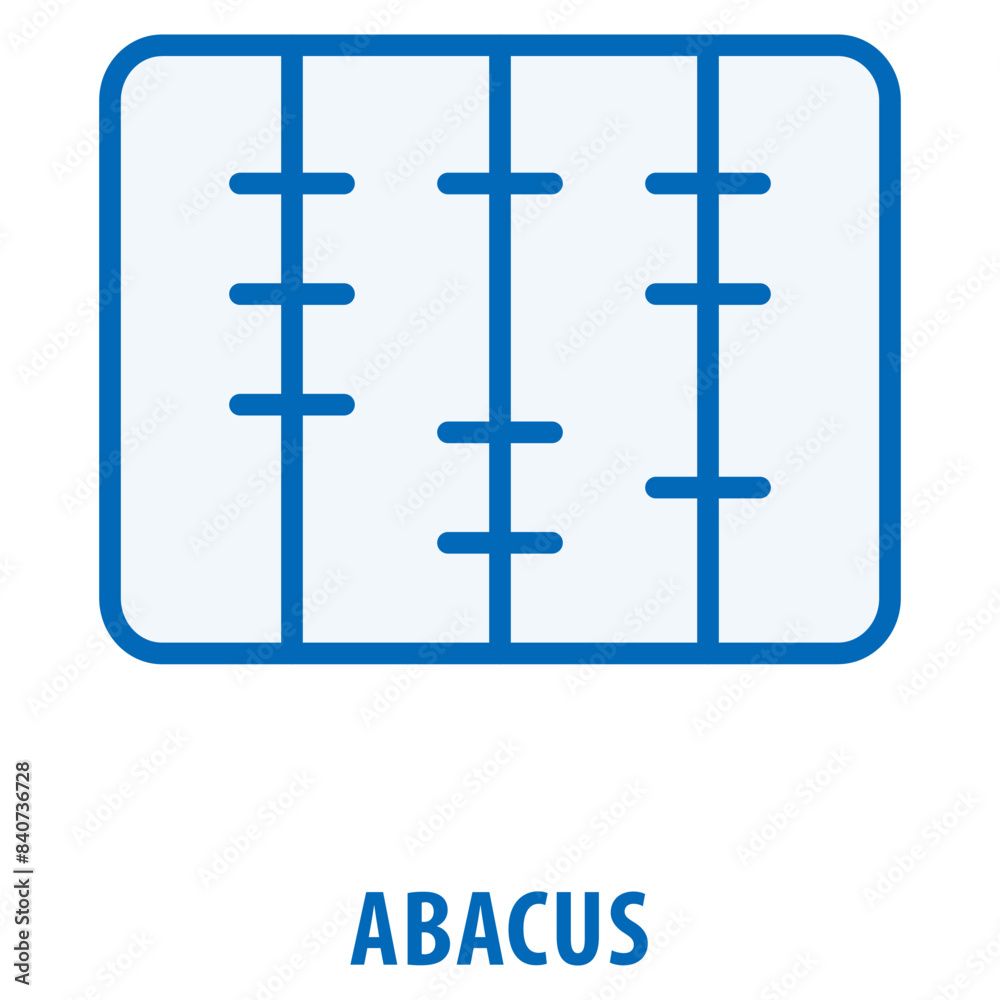 Abacus Icon simple and easy to edit for your design elements Abacus Icon simple and easy to edit for your design elements