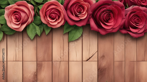 Floral decoration againts various background