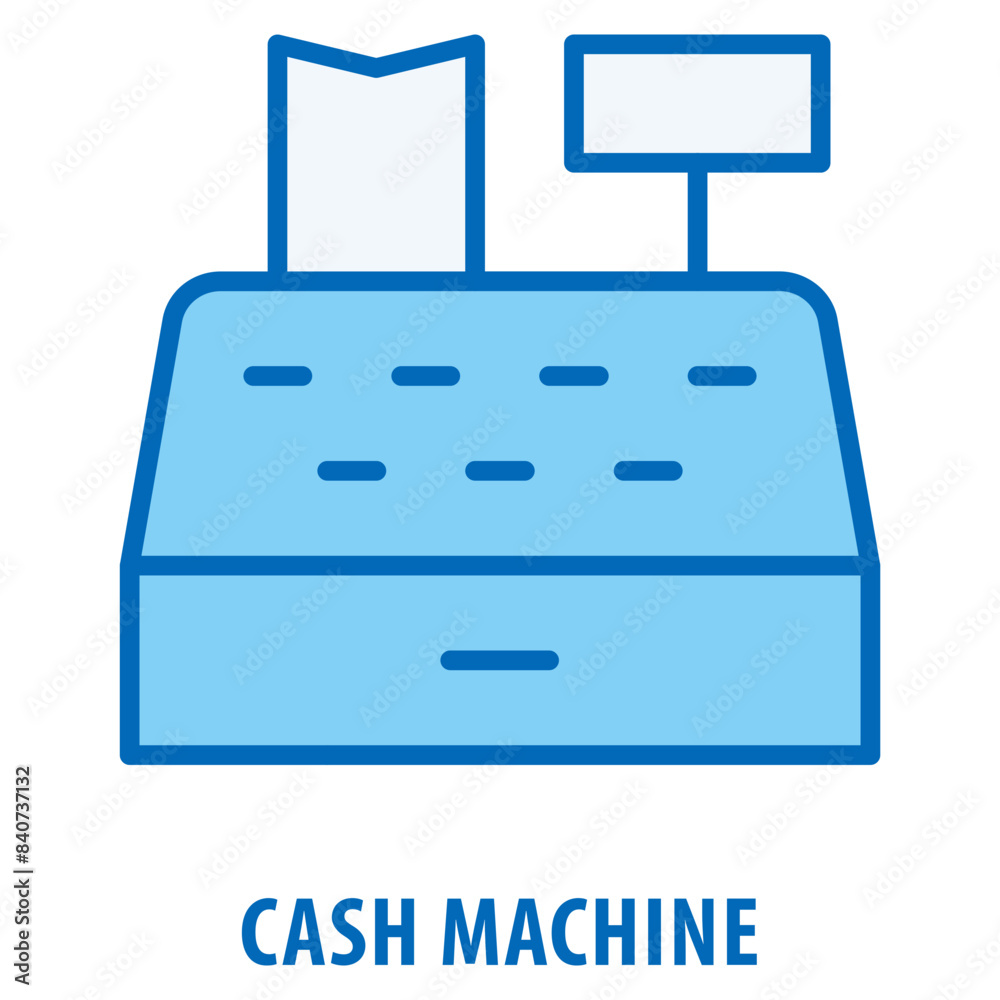 Cash machine Icon simple and easy to edit for your design elements Cash machine Icon simple and easy to edit for your design elements
