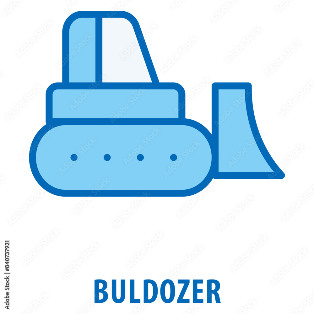 Buldozer Icon simple and easy to edit for your design elements Buldozer Icon simple and easy to edit for your design elements