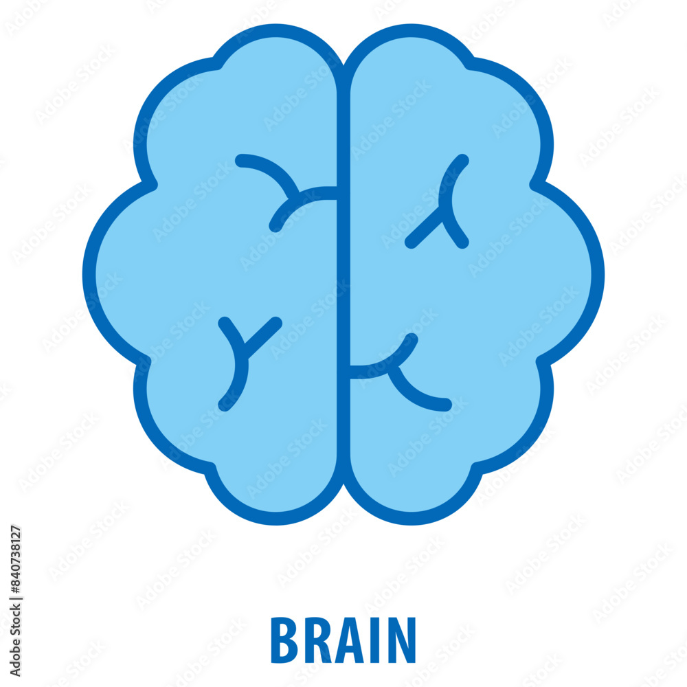 Brain Icon simple and easy to edit for your design elements Brain Icon simple and easy to edit for your design elements