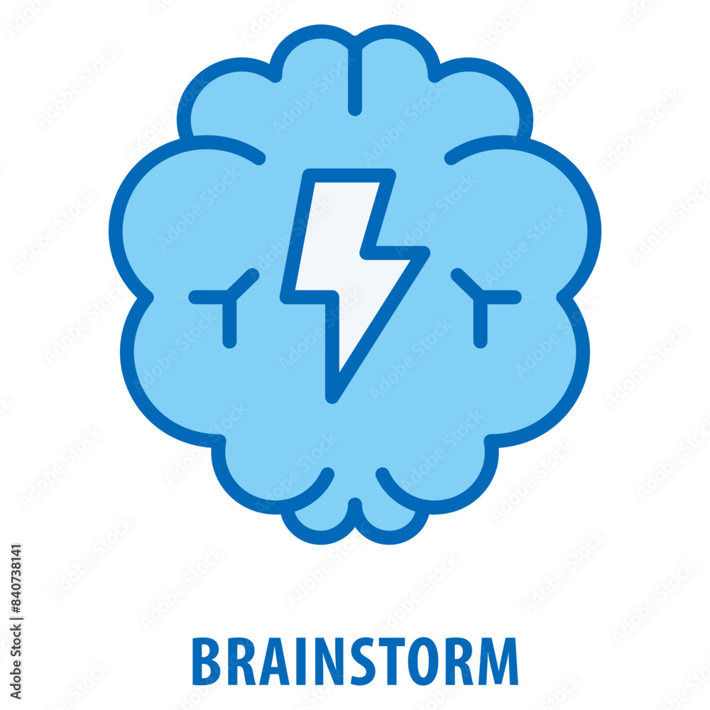 Brainstorm Icon simple and easy to edit for your design elements Brainstorm Icon simple and easy to edit for your design elements