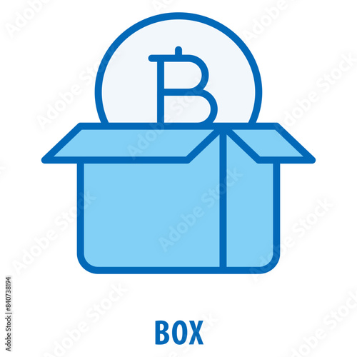 Box Icon simple and easy to edit for your design elements