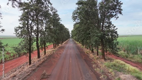 road in the countryside