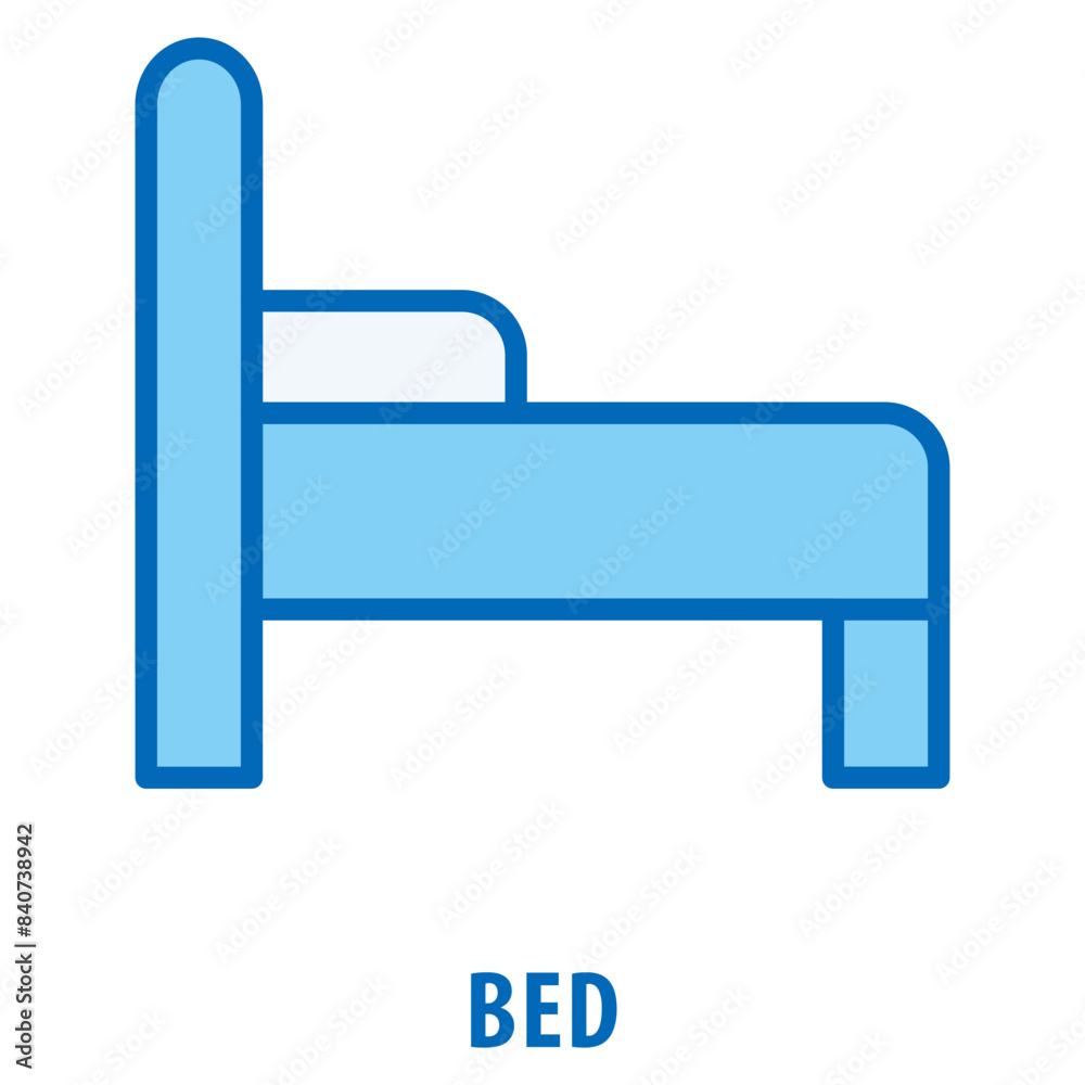 Bed Icon simple and easy to edit for your design elements Bed Icon simple and easy to edit for your design elements