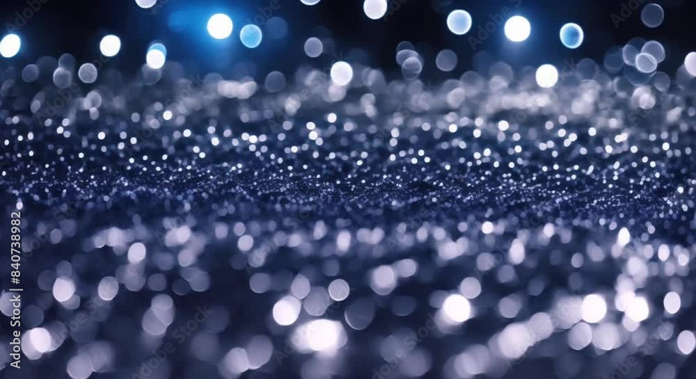 black honolulu blue white and silver shiny abstract glitter background