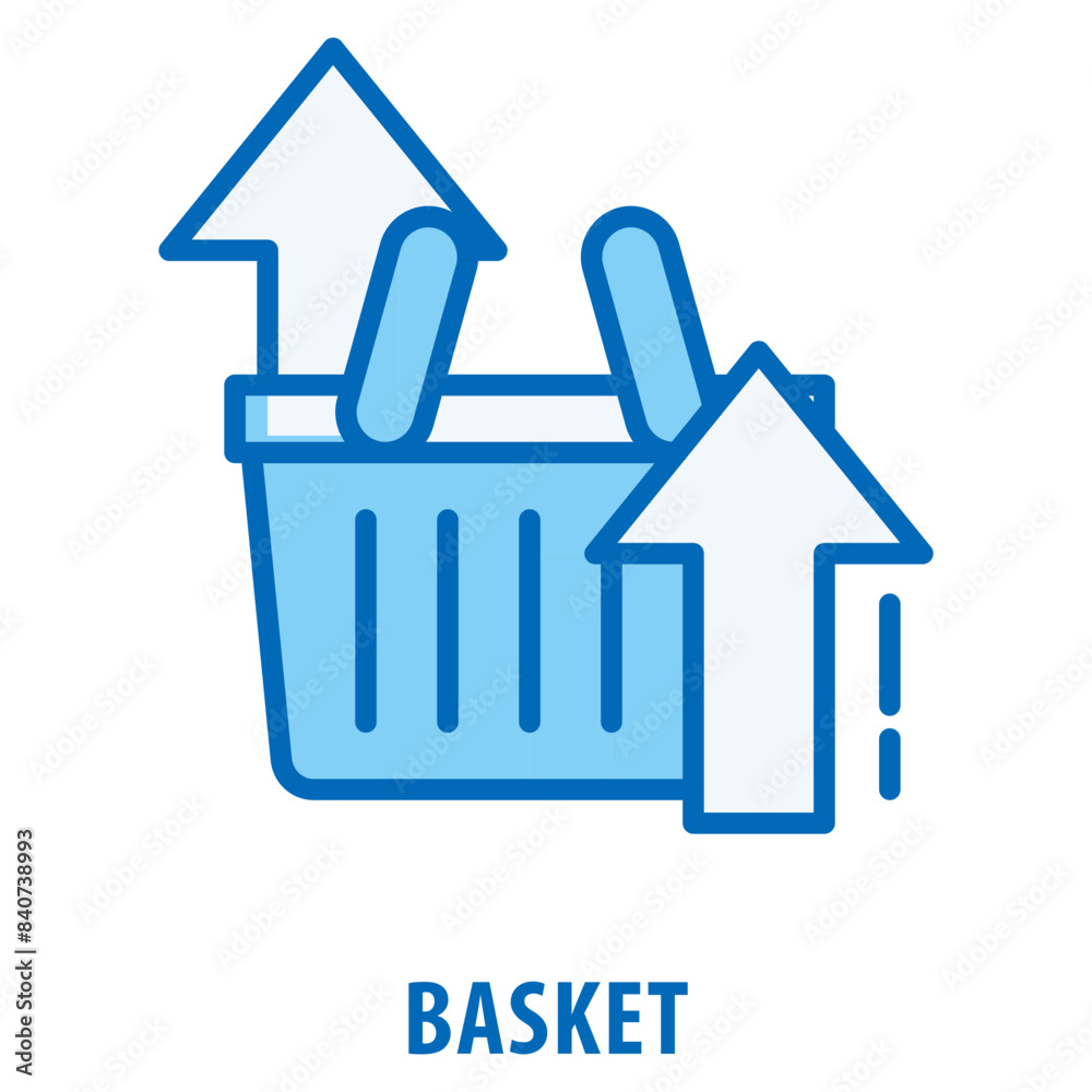 Basket Icon simple and easy to edit for your design elements Basket Icon simple and easy to edit for your design elements