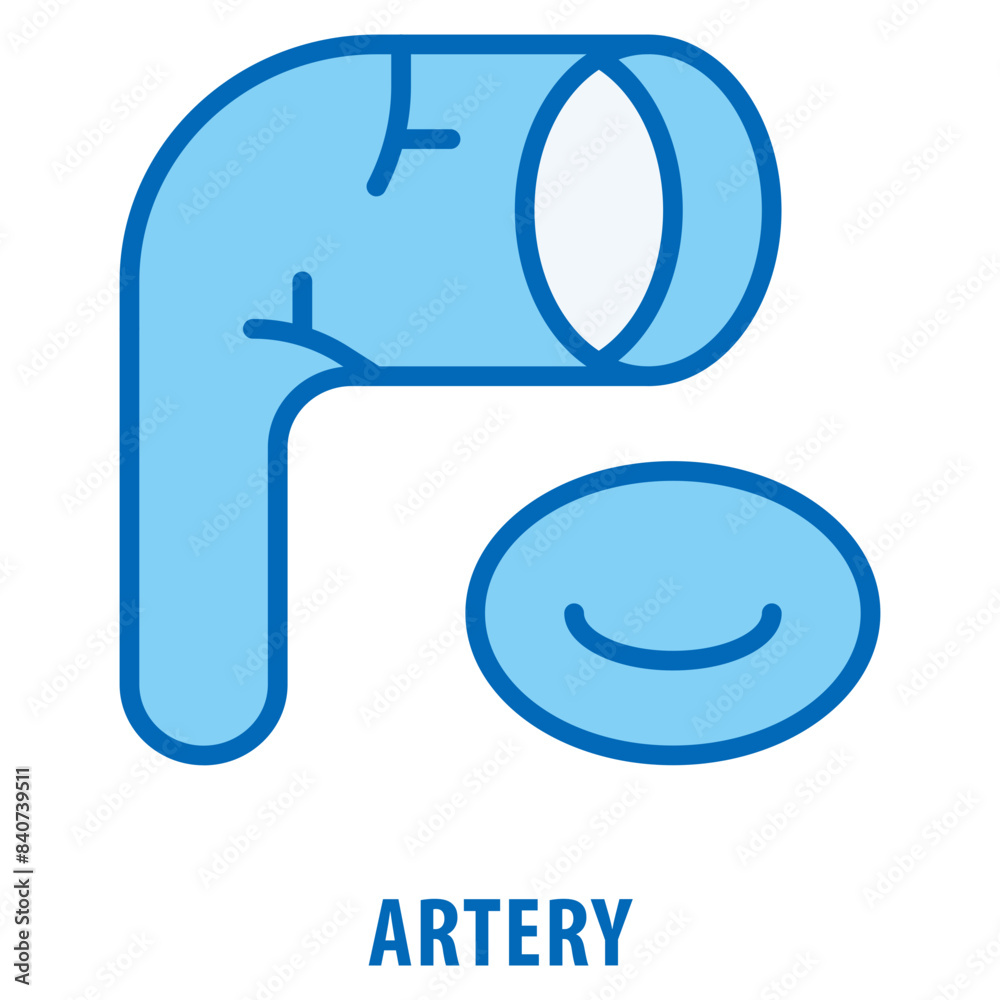 Artery Icon simple and easy to edit for your design elements Artery Icon simple and easy to edit for your design elements
