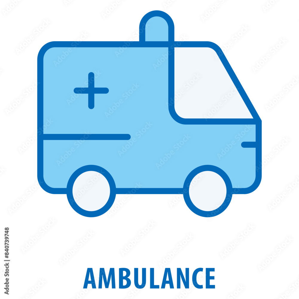 Ambulance Icon simple and easy to edit for your design elements Ambulance Icon simple and easy to edit for your design elements