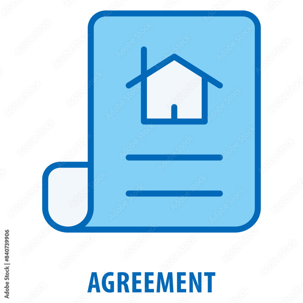 Agreement Icon simple and easy to edit for your design elements Agreement Icon simple and easy to edit for your design elements