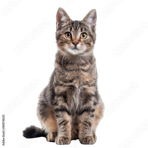 Cat isolated with transparent background