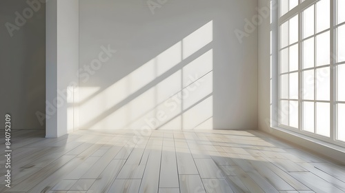 Wallpaper Mural minimalistic living room with a light wall Torontodigital.ca