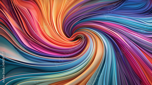 A mesmerizing swirl of vibrant colors in a fluid pattern  creating a visually stunning abstract design.