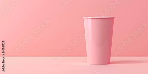 3D tumbler on solid background 