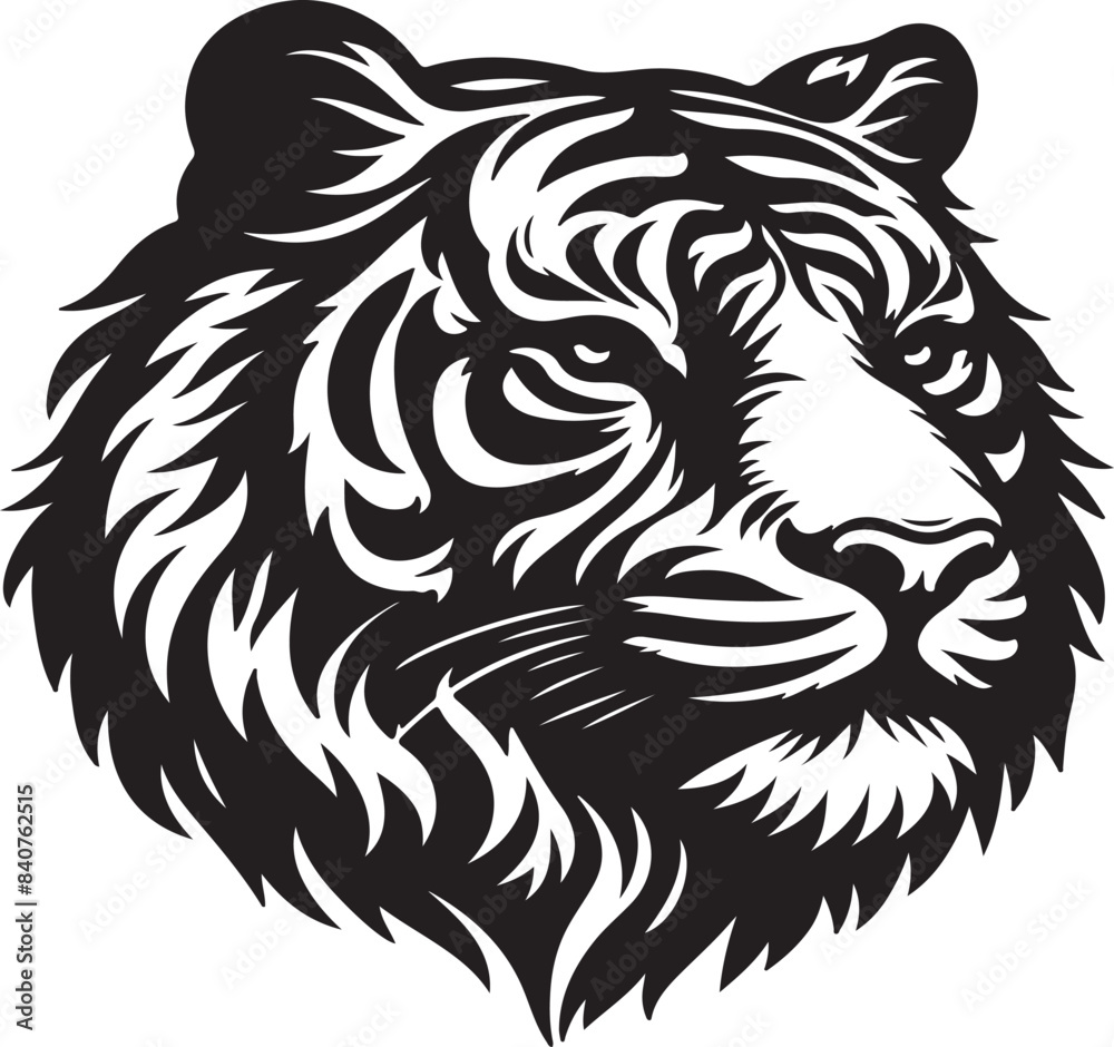 Fototapeta premium lion head vector