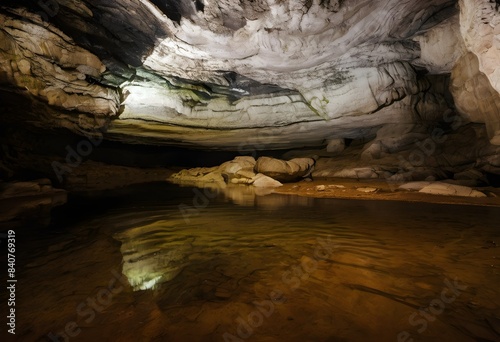 A view of the Mammoth Cave in America