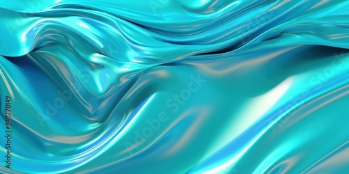 gloss metal fluid glossy chrome mirror water effect background backdrop texture © Michael