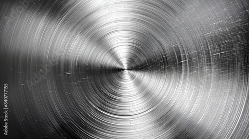 Abstract industrial background and stainless steel texture. 3d rendering, Metal forming from CNC Lathing machine texture

