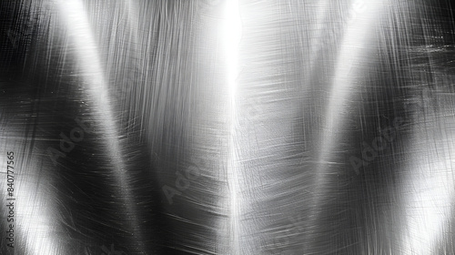 Abstract industrial background and stainless steel texture. 3d rendering, Metal forming from CNC Lathing machine texture

