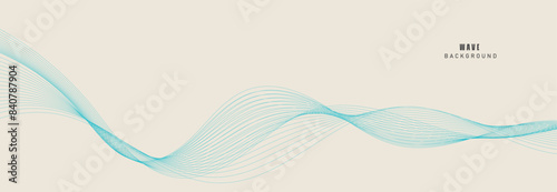 abstract blue wave background
