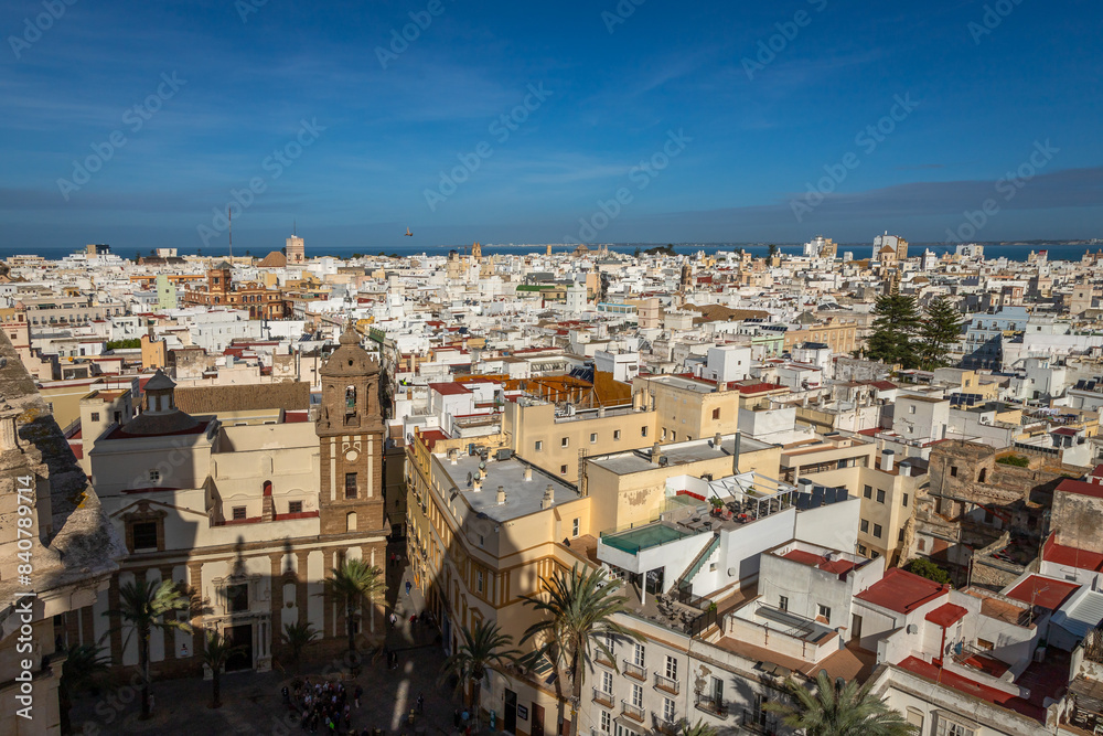 Cádiz overview from the Cathedral of The Americas Cádiz overview from the Cathedral of The Americas