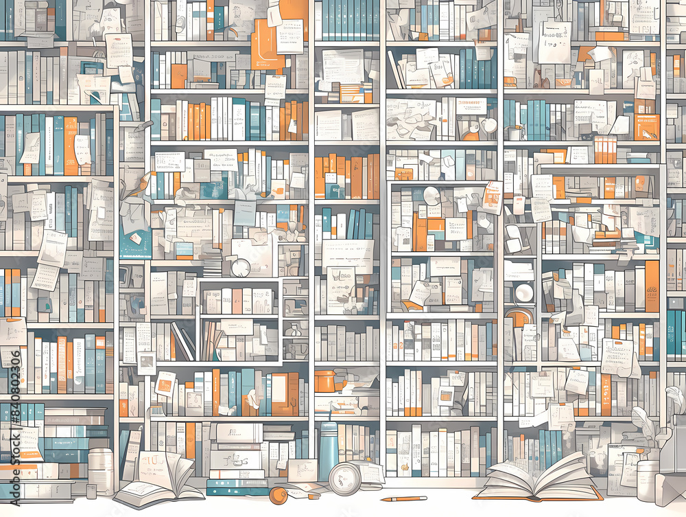 wooden shelf with books