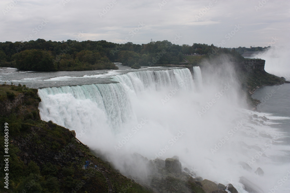 Nature, beautiful river and waterfall Nature, beautiful river and waterfall