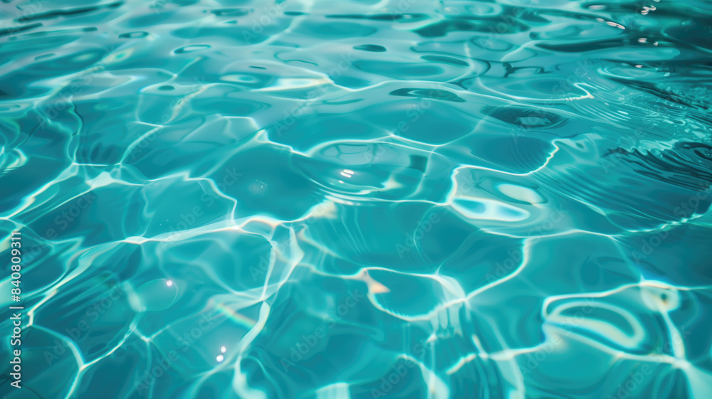 Clear water in swimming pool with ripple in clean aqua liquid. Summer wallpaper blue background and reflection of sunlight on water surface. Clear water in swimming pool with ripple in clean aqua liquid. Summer wallpaper blue background and reflection of sunlight on water surface.