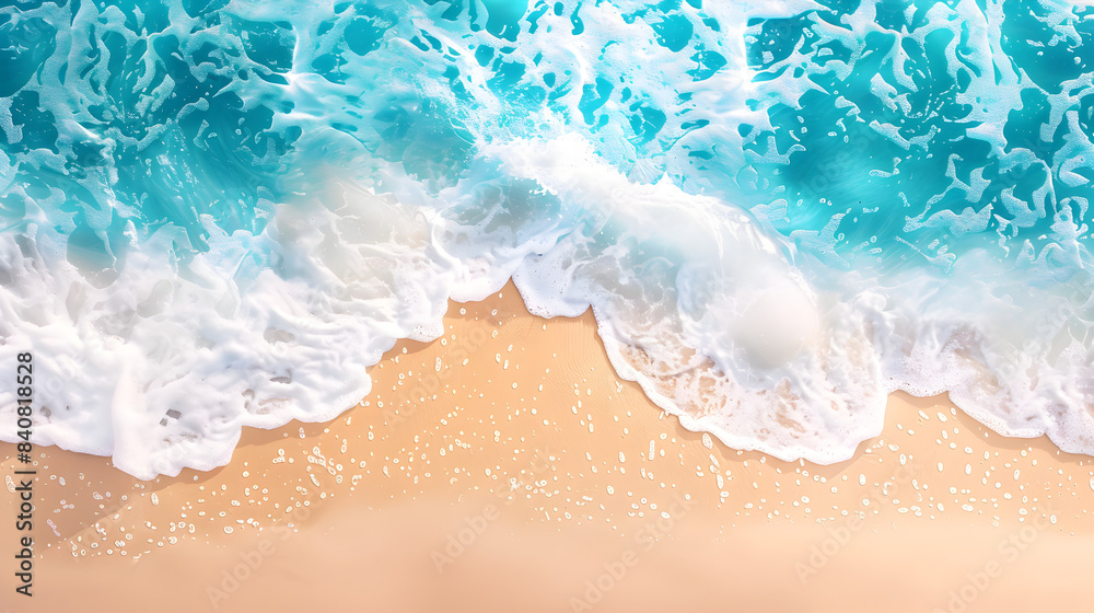 Waves on the beach as a background Beautiful natural background at the summer time Waves on the Beach: A Summer Symphony Waves on the beach as a background Beautiful natural background at the summer time Waves on the Beach: A Summer Symphony