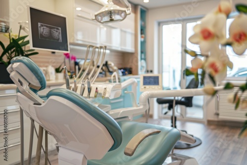 Modern Dental Clinic with Advanced Equipment and Comfortable Atmosphere
