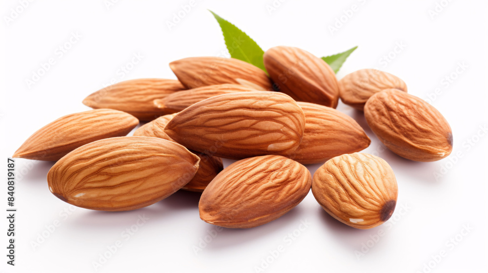 Almond isolated on white Almond isolated on white