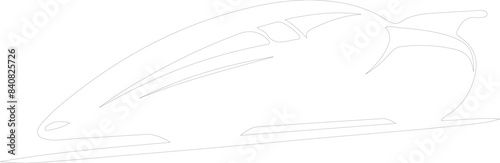 bobsleigh outline