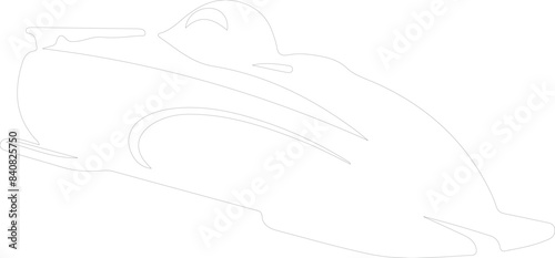bobsleigh outline