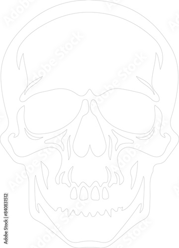 scull outline