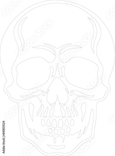 scull outline