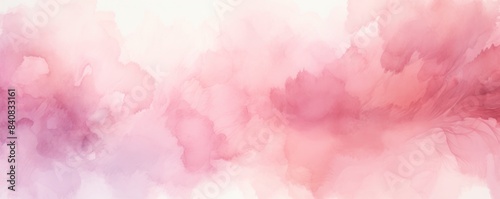 muted abstract watercolor design in color on white background © Michael