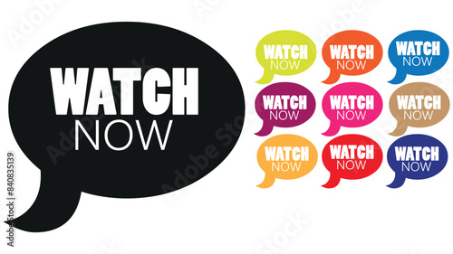 WATCH NOW BUTTON ON WHITE BACKGROUND