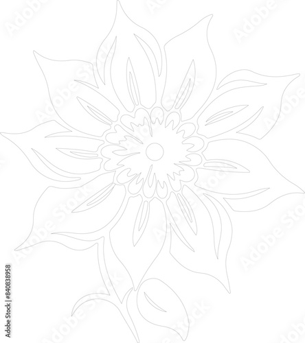 flower outline